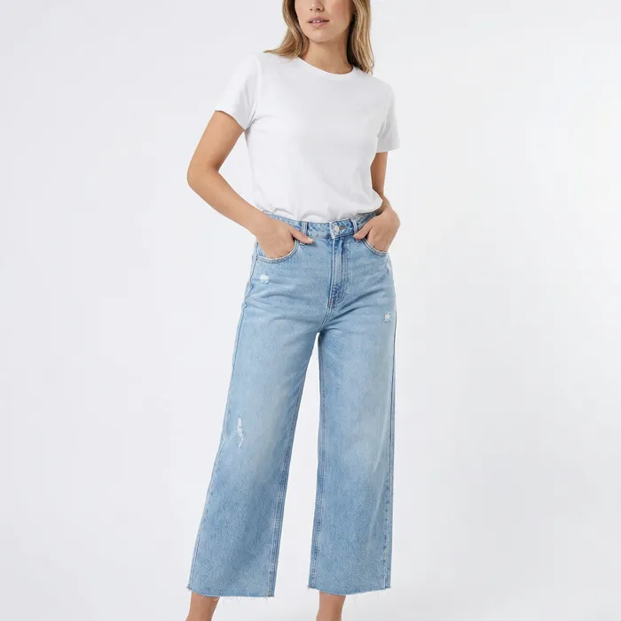 Jeans Wide Leg - Light Blue